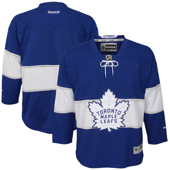 Youth Toronto Maple Leafs Reebok Blue 2017 Centennial Classic Premier Blank Jersey